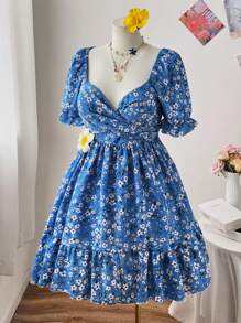 Flirla 优雅扭褶垂坠女式夏装，简约时尚