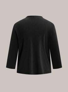 SHEIN Clasi 2件套大码女式修身优雅连衣裙和开衫套装 - 綠色 - 查看 7