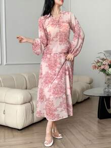 DAZY Women Two Pieces Outfits For Daily Wear - Pink - View 4