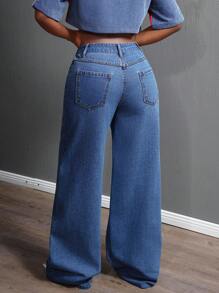 Slaydiva Modische Damenjeans, geeignet für den Sommer