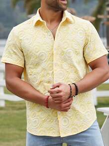 Manfinity RSRT 男士休闲短袖衬衫，夏季时尚