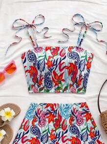 Soleia Women Two Pieces Outfits For Daily Wear - Blue - View 8