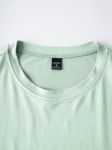 Manfinity Homme Men's Casual Simple T-Shirt And Shorts Set, Summer Summer Outfits For Men - Multicolor - View 5