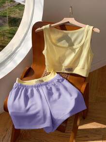 Comfortcana Conjunto de dos piezas para mujer para uso diario
