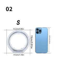 Cetakan Silikon DIY untuk Desain Wadah Hidroponik, Cetakan Silikon Berbentuk Geometris Putih Sederhana untuk DIY - Putih - View 5