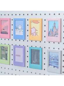 1pc/3pcs/5pcs Color Magnetic Photo Frame, Refrigerator Magnetic Photo Album, Used For Displaying Family Memories Photos, Compatible With Photos - Family Rooms, Living Rooms, Office Decorations, Valentine's Day, New Year Gifts, Birthdays, Graduation