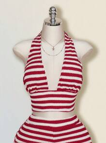 SHEIN ICON 2 buc/Set Set de pantaloni scurți și pantaloni scurți cu dantelă