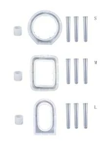 Cetakan Silikon DIY untuk Desain Wadah Hidroponik, Cetakan Silikon Berbentuk Geometris Putih Sederhana untuk DIY - Putih - View 4