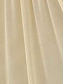 Aloruh Women's Elegant Sexy Wedding Guest Dress Cocktail Dance Graduation Season Dress Birthday Party Dress Seaside Holiday Daily Leisure Commuting Simple Solid Color Maxi Dress Apricot Mesh Knitted Halter Backless Vacation Dress,Graduation,Teacher Outfits For Women,Teacher Dress - Apricot - View 9