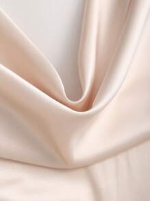 Sweetra Bowknot Strap Satin Cami, Fashionable For Summer - Champagne - View 5