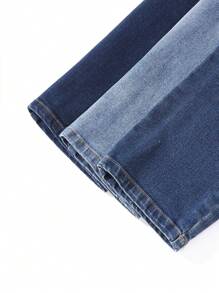 3件套青少年男童水洗牛仔裤，直筒裤套装，适合秋冬季校园、学院风穿着。 - 彩色 - 查看 3