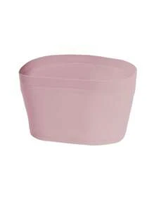 SHEIN Plus Size Bras & Wirefree Bras (3 Piece Set) Without Padding Bandeau Bra - Multicolor - View 6