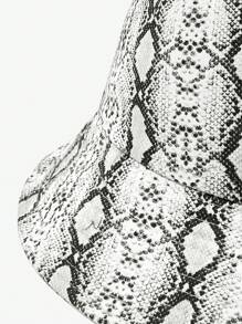 SHEIN ICON Textured Bucket Hat, Fashion & Casual Everyday Wear - White - View 3