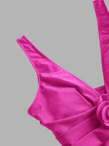 Swim Oasis 1 pieza Traje de baño de una sola pieza de unicolor para mujer, de moda para el verano