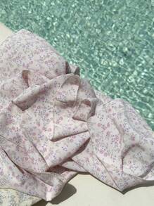 Comfortcana 大码拼色碎花长款度假裙，夏季 - 彩色 - 查看 4