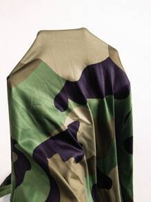 Women's Camouflage Off-Shoulder Dress - Army Green - View 7