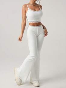 SHEIN ICON Women Two Pieces Outfits For Daily Wear - White - View 4
