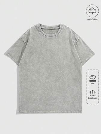 Street Life Herren Rundhals Kurzarm T-Shirt, modisch für den Sommer, 2000er Jahre Stil