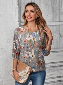 EMERY ROSE Summer Going Out Tops Women Women Blouses - Grey - View 5