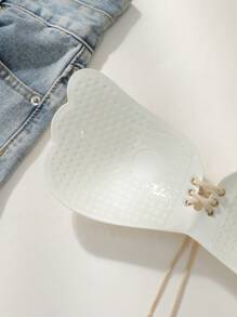 SHEIN 2pcs/Set Adhesive Bras, Suitable For Everyday Wear - Black and White - View 6