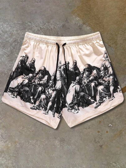 Surfspeed Men's Fashion Beach Shorts, Suitable For Summer