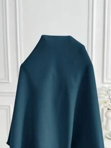 Al Najma 女士圆领长喇叭袖腰系带优雅长袍，朴素优雅的风格，适合日常休闲/工作/度假/晚会/婚礼宾客 - 水鴨藍 - 查看 5