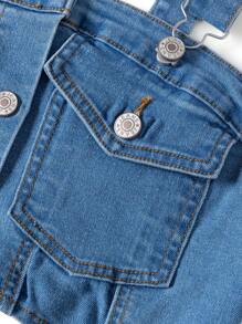 少女牛仔两件套服装