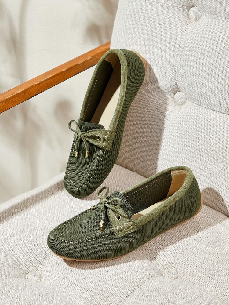 CUCCOO BASICS Women Casual Versatile Simple Lace-Up Flat Shoes For Christmas Spring Shoes