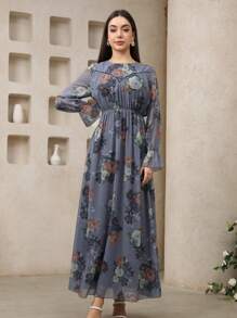 Graceveil 女式阿拉伯风格印花长裙 - 彩色 - 查看 1