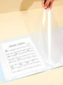 1 cái Thư mục tài liệu A4 nhiều lớp màu trơn có các trang trong suốt để quản lý giấy tờ và hồ sơ, Album lưu trữ dung lượng lớn, Quay lại trường học, Đồ dùng học tập - Nhiều màu - Xem 6