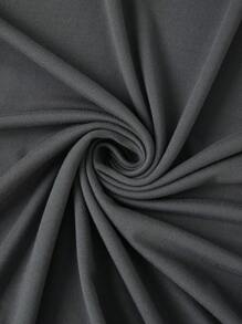 INAWLY Chaos Coordinator 标语灰色宽松休闲女式加大码 T 恤 - 深灰色 - 查看 6