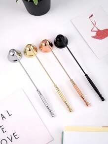 不锈钢烛芯剪套装防锈烛芯铲熄灭器家居装饰冥想礼物蜡烛爱好者带装饰支架