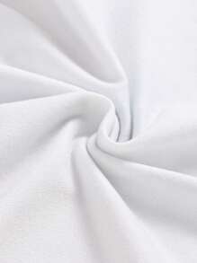 SHEIN 4pcs/Set Baby Girl 0-3Y Casual Cute Knitted Outfit, Includes Patriotic Bodysuit, Flared Pants, Bear Hat And Bow Headband, For My First Independence Day, Fourth Of July/4th Of July - Multicolor - View 8