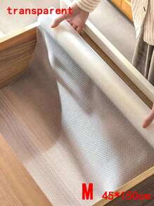 SHEIN 1 rollo de estante de cocina con diseño de margaritas, revestimiento para gabinetes no adhesivo y antideslizante, para cajones, refrigeradores, alacenas, resistente al agua y fácil de colocar.