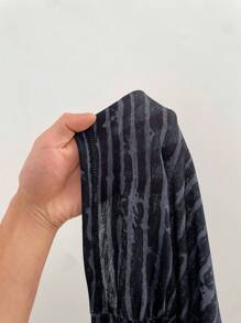 StreetHx 女式复古朋克摇滚条纹水钻露肩休闲短袖 T 恤