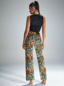 Denimoi Quần cạp trễ họa tiết ngựa vằn, thời trang & phù hợp cho mùa hè - Nhiều màu - Xem 4