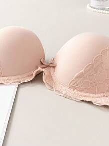 SHEIN Set di 3 reggiseni da donna con inserti in pizzo e fascia sottoseno - Multicolore - Visualizzare 7
