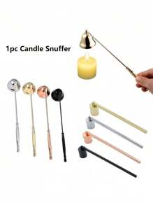 不锈钢烛芯剪套装防锈烛芯铲熄灭器家居装饰冥想礼物蜡烛爱好者带装饰支架