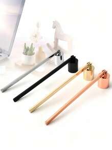 不锈钢烛芯剪套装防锈烛芯铲熄灭器家居装饰冥想礼物蜡烛爱好者带装饰支架