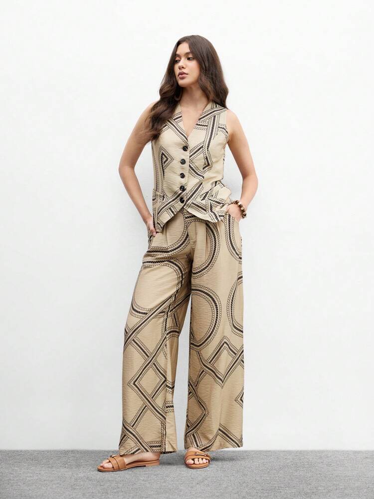 CUCCOO BIZCHIC Femmes Sandales mode confortables avec boucle décoration pour le printemps/été, de couleur marron