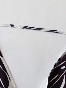 Flirla Plus Size Digital Print Open Front Cardigan, Vacation Clothing For Women - Multicolor - View 3