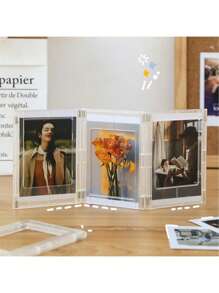 1pc/3pcs/5pcs Color Magnetic Photo Frame, Refrigerator Magnetic Photo Album, Used For Displaying Family Memories Photos, Compatible With Photos - Family Rooms, Living Rooms, Office Decorations, Valentine's Day, New Year Gifts, Birthdays, Graduation