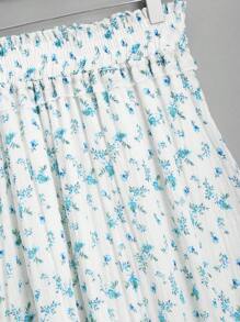 SHEIN Unity 女士碎花时尚半身裙，适合夏季 - 彩色 - 查看 4