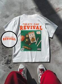 Noixe Casual Men's T-Shirt, Retro Color Casual T-Shirt, Casual T-Shirt