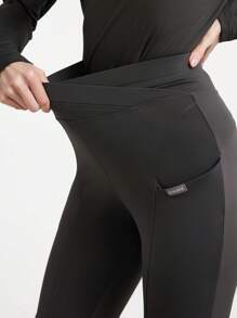 Scrubzie Women's Asymmetric Waistband Scrub Uniform Pants