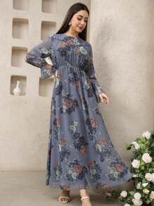 Graceveil 女式阿拉伯风格印花长裙 - 彩色 - 查看 4