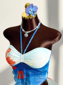 Amplova Conjunto de dos piezas para mujer para uso diario