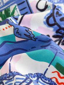 Travachic KIDS Vacation Matching Mother Daughter Dresses, Woven Ditsy Floral Sling Dress - White - View 4