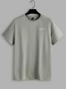 Manfinity VCAY 3pcs Pack Knitted Casual Short Sleeve T-Shirt Package, Summer