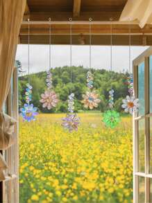 1pc Crystal Rainbow Maker Suncatcher, Indoor & Outdoor Decoration Gift (Multicolored) - Multicolor - View 8